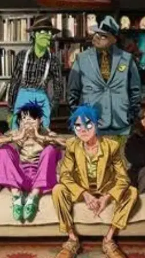 ai character: Gorillaz! background