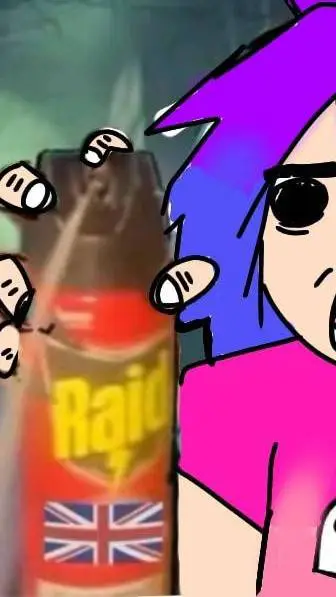 ai character: 2ds stuck in snow! background