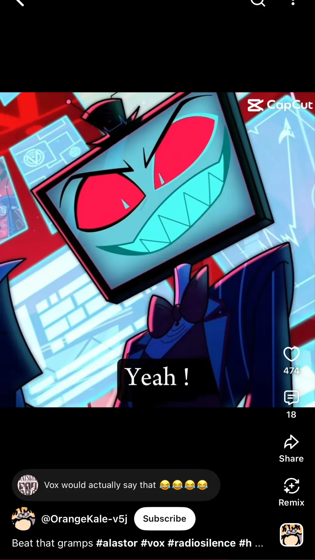ai character: Vox background