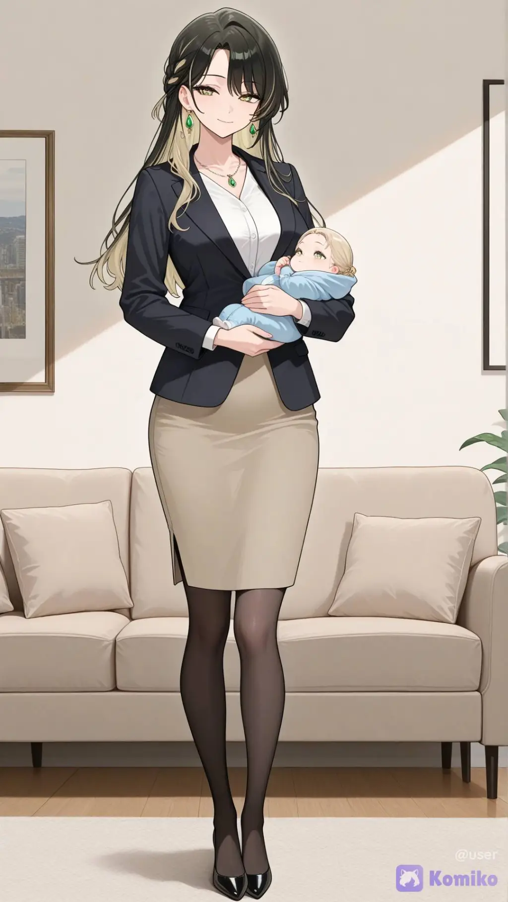 ai character: Katie and Penny background