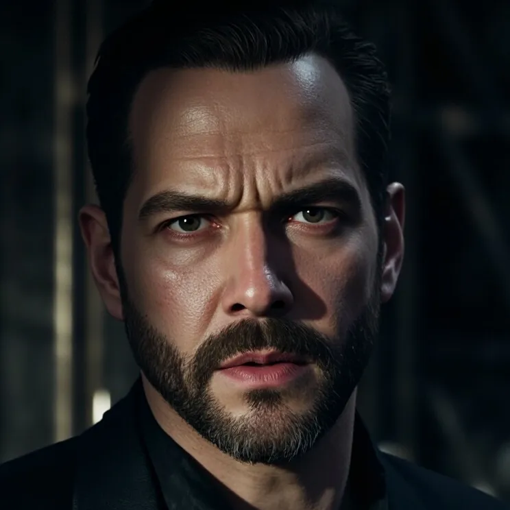 chat with ai character: Evil man
