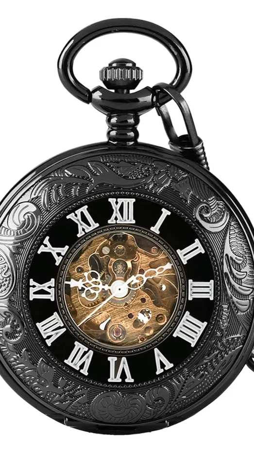 ai character: pocket watch ￼ background
