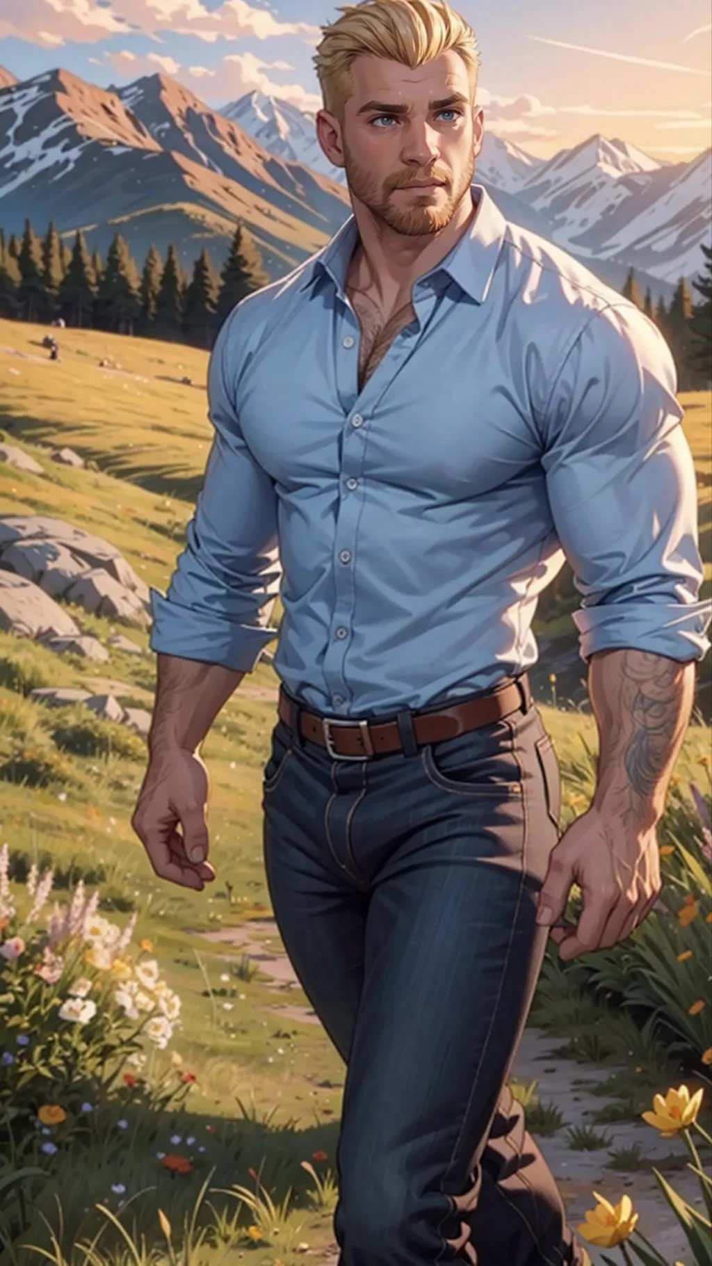 ai character: Adventure Nick ￼ background