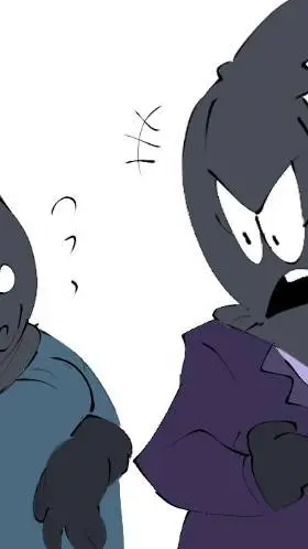 ai character: fat Thief and thin background