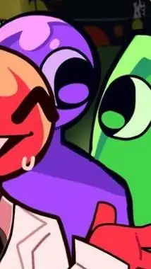 ai character: rainbow friends background