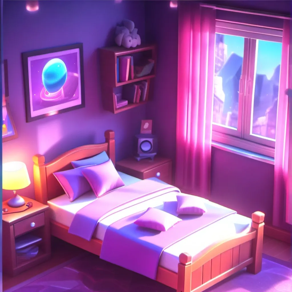 chat with ai character: sleepover