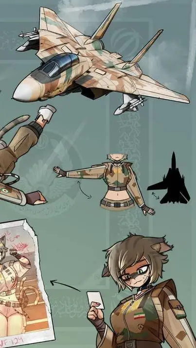 ai character: F-14 ♀️ background