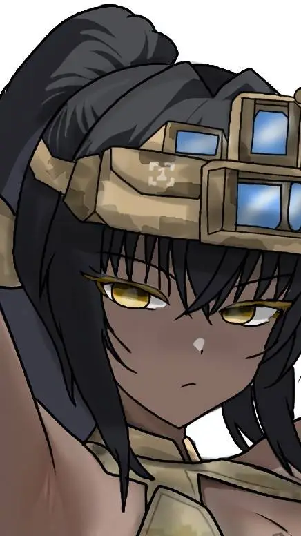 ai character: Merkava ♀️ background