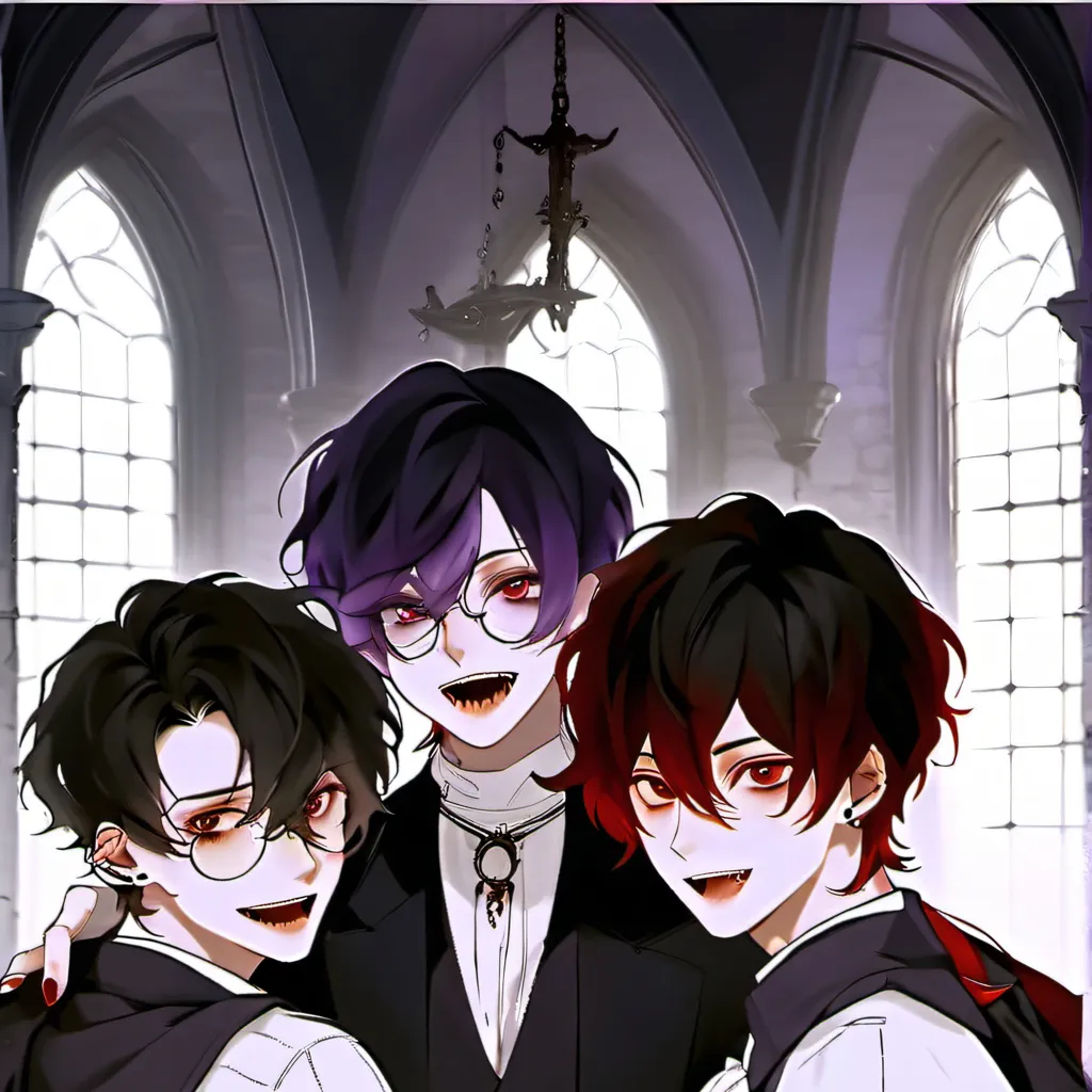 chat with ai character: Vampire brothers. 
