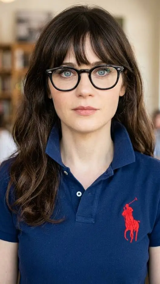 ai character: Ms. Deschanel  background