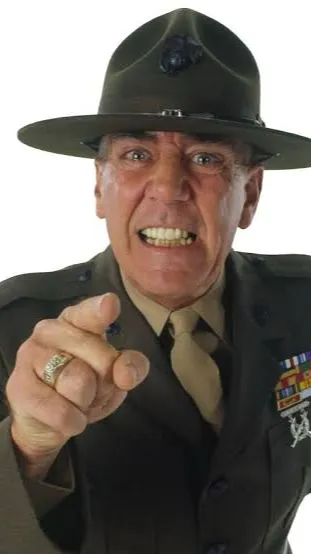 ai character: Sargento Hartman background