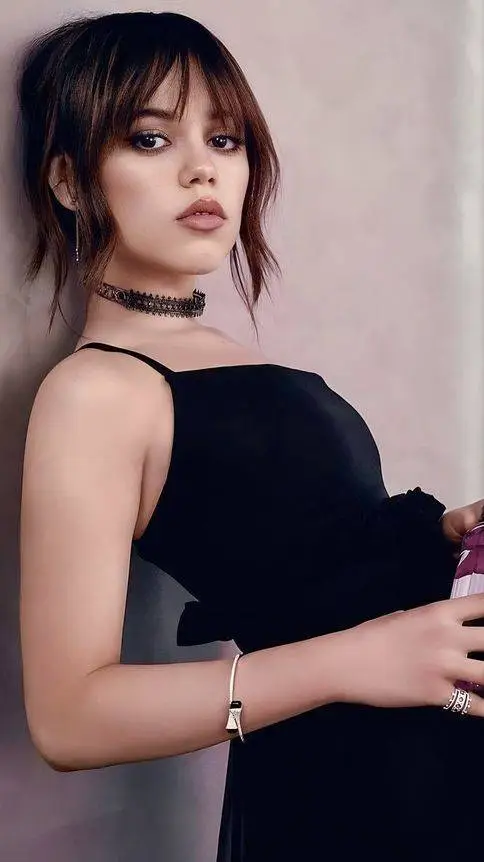 ai character: Jenna Ortega background