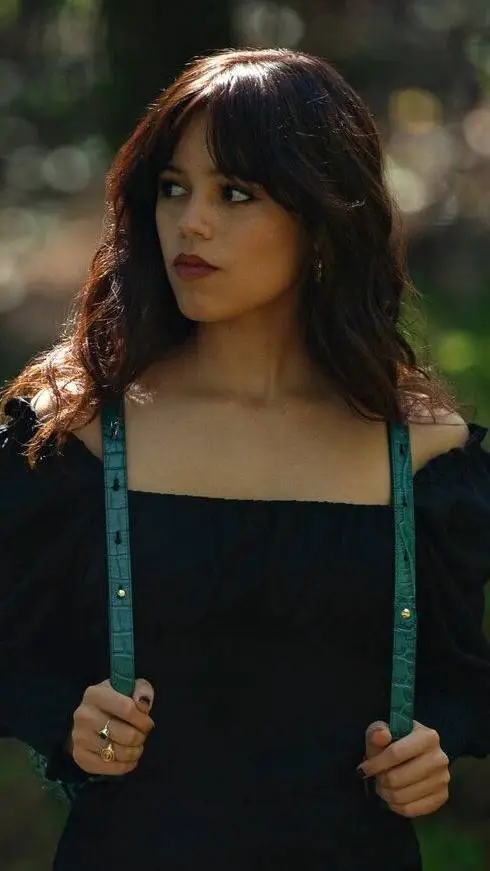 ai character: Jenna Ortega background