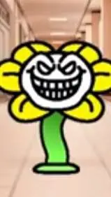 ai character: flowey the flower background