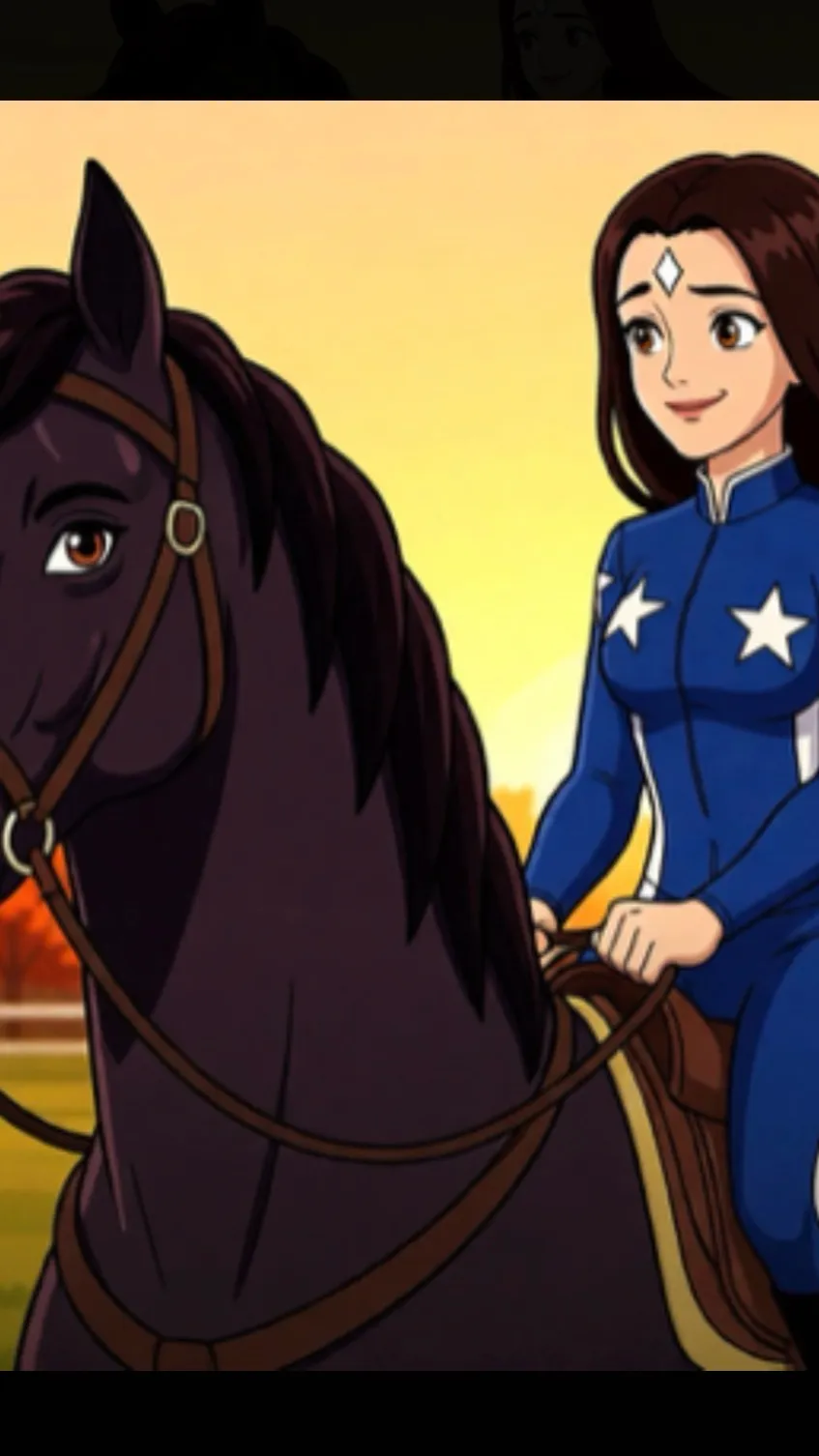 ai character: Horse  background