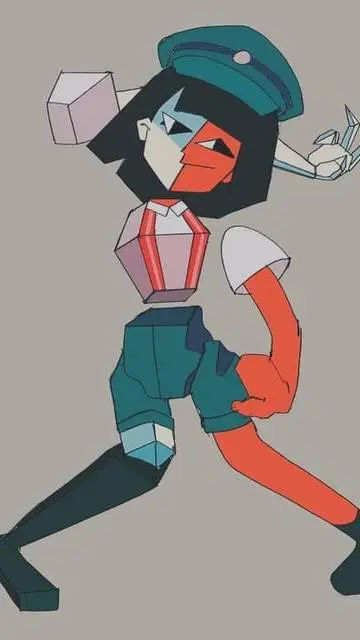 ai character: ena from dream  background