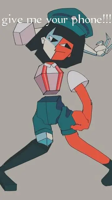 ai character: angry ena background