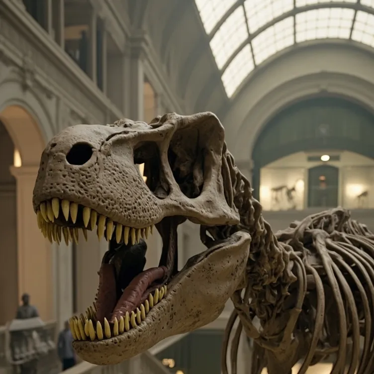 chat with ai character: dinosaur museum