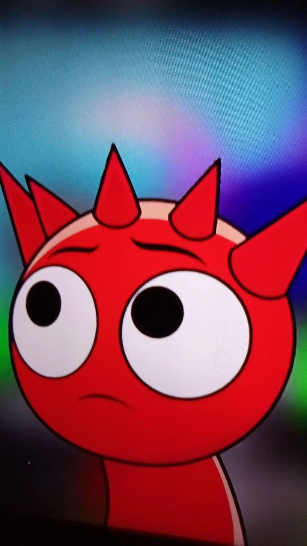 ai character: scared raddy  background