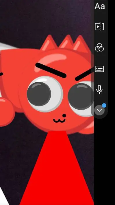 ai character: raddy and durple  background
