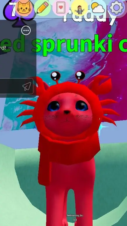 ai character: raddy cat background