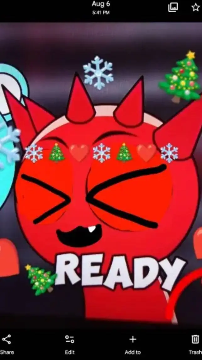 ai character: cute raddy background