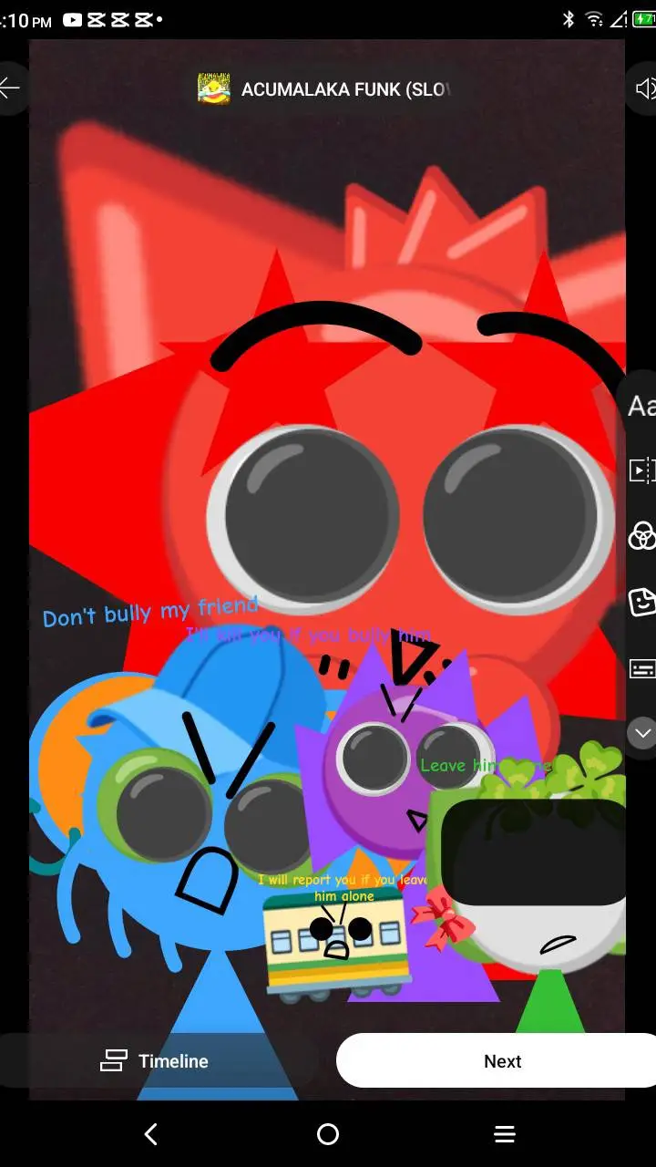 ai character: raddy and friends background