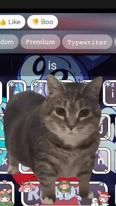 ai character: uia uia cat background