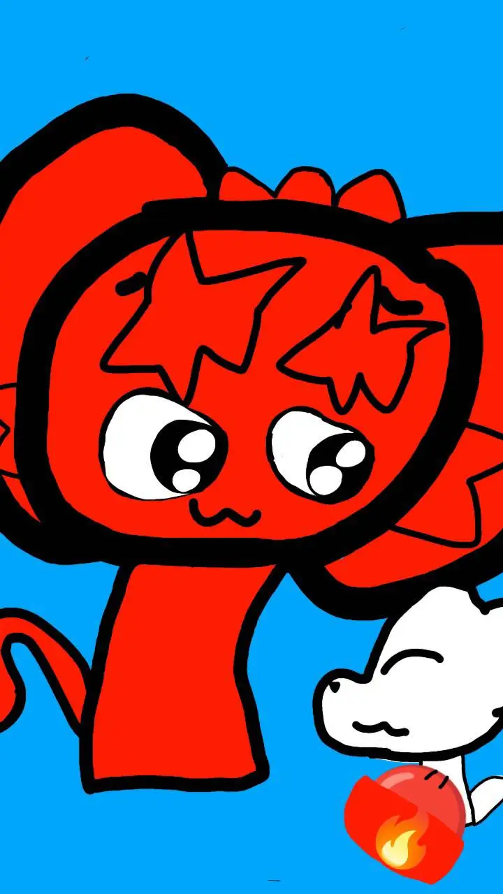 ai character: cute raddy background