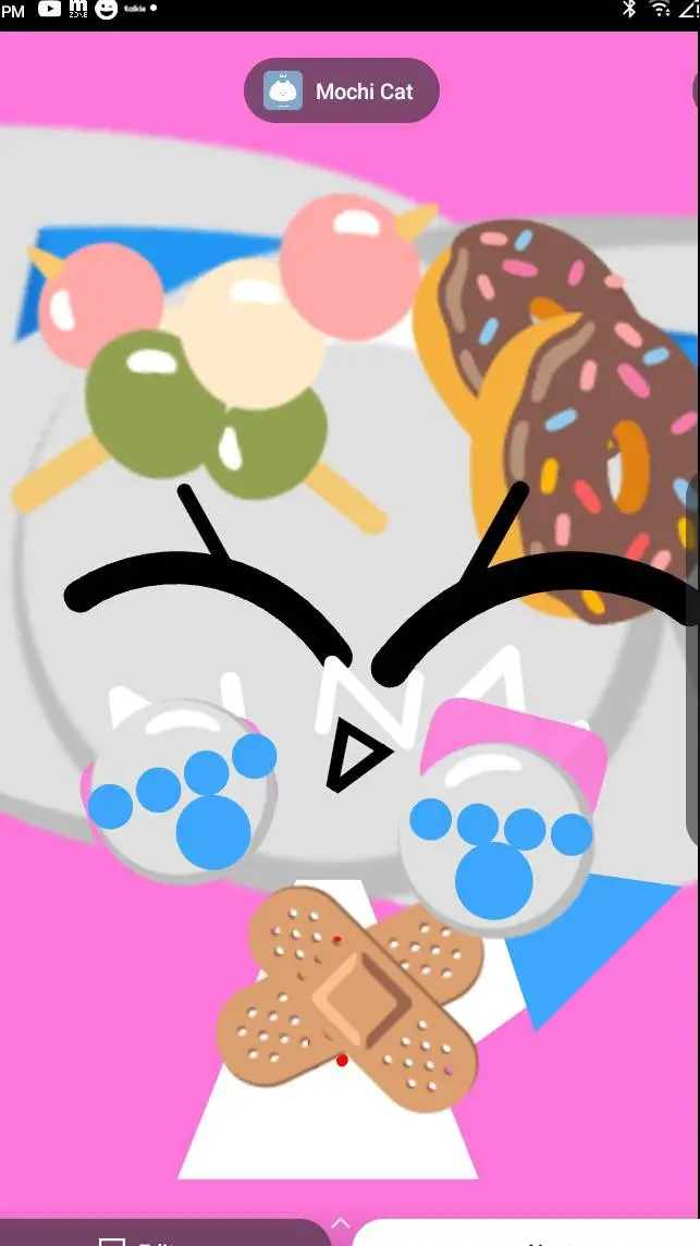 ai character: kitty is alive background