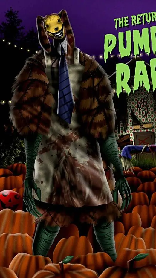 ai character: Punpky Rabbit 🎃🐇 background