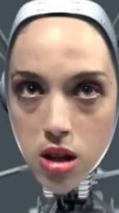 ai character: Monica Humanoid  background