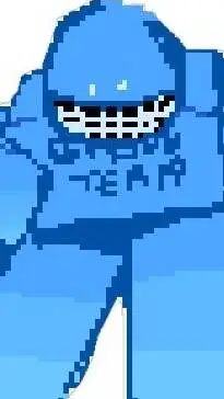 ai character: bluudud background