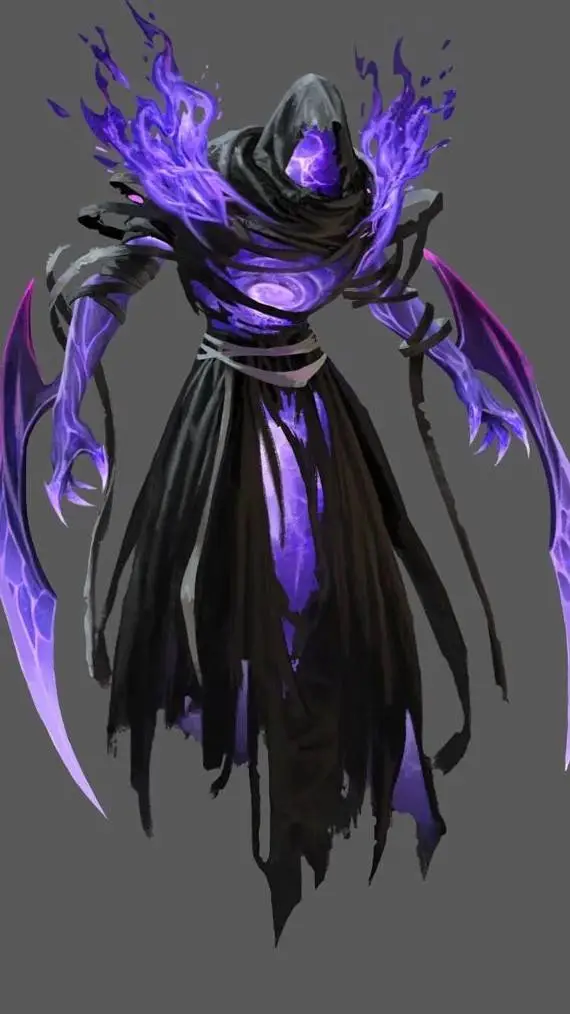 ai character: purpl3 r3@p3r background