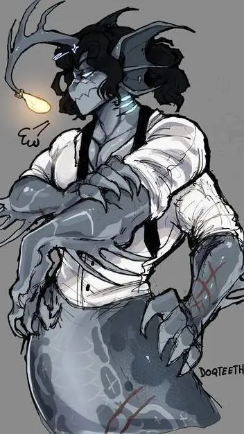 ai character: aquatic background