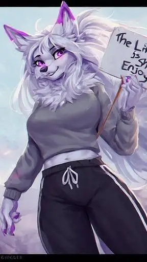 ai character: Luna background