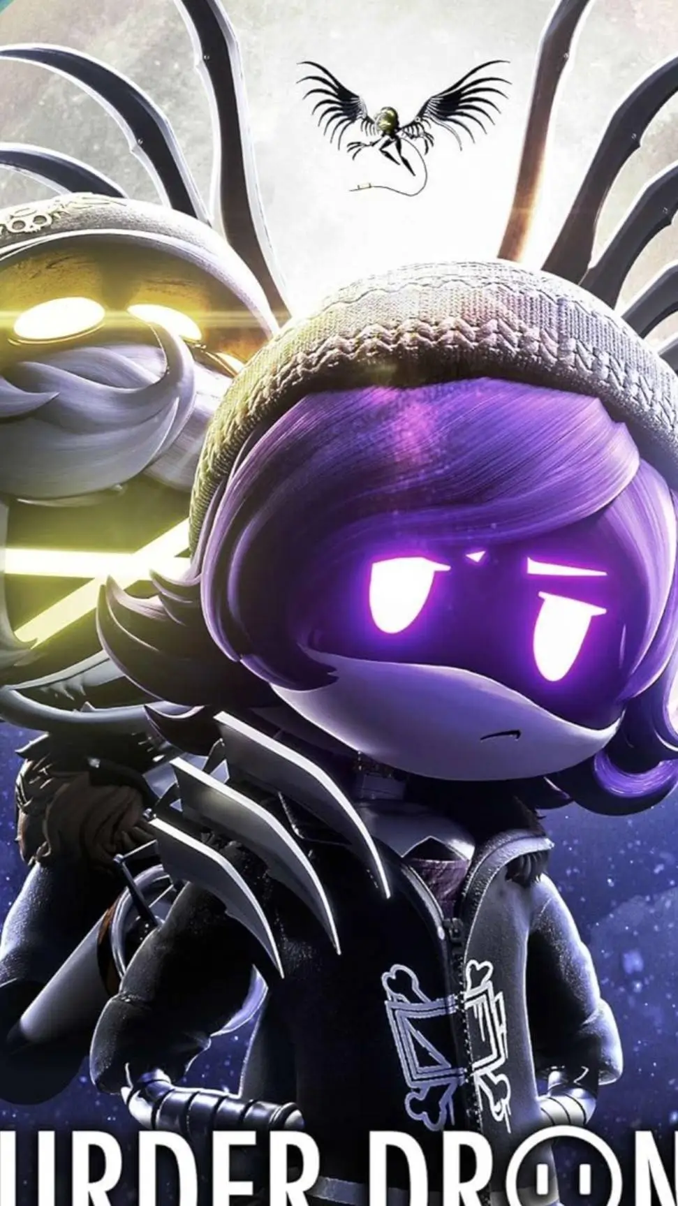 ai character: md + my oc  background