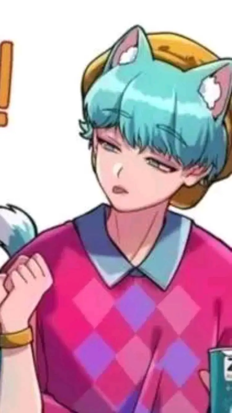 ai character: baby Saja sick  background