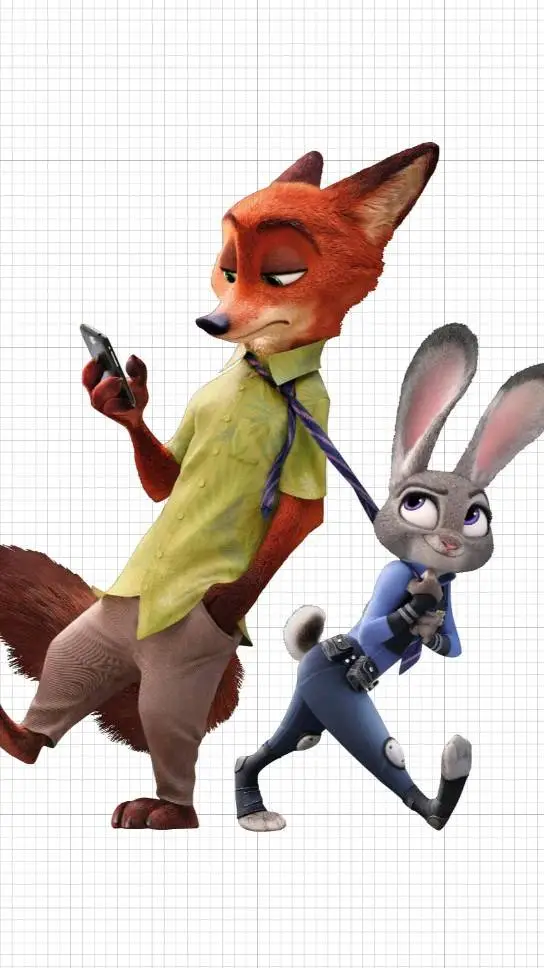 ai character: Nick Wild sick (u) background