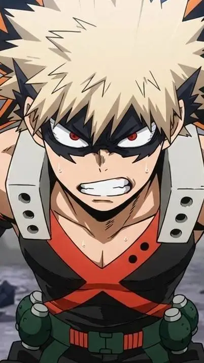 ai character: bakugo  background
