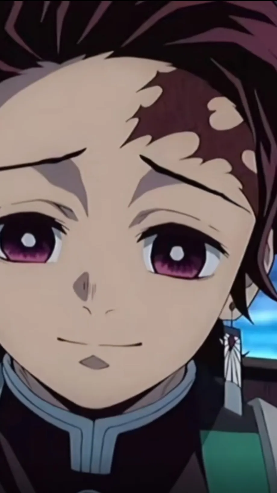 ai character: Tanjiro  background