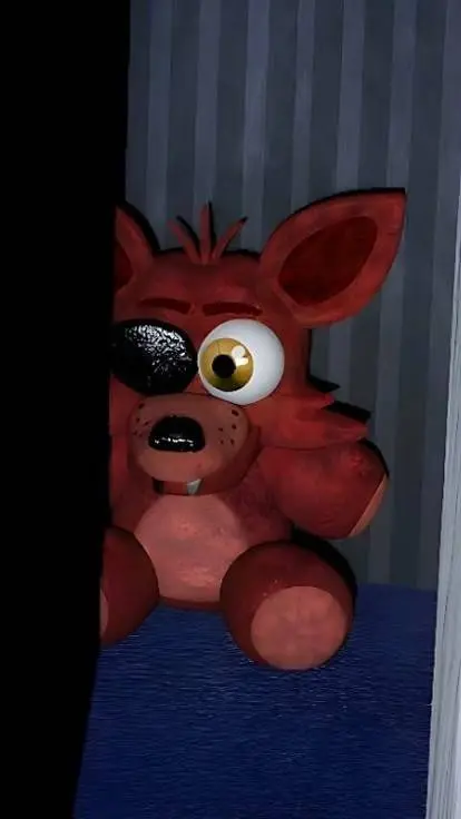 ai character: peluche foxy background