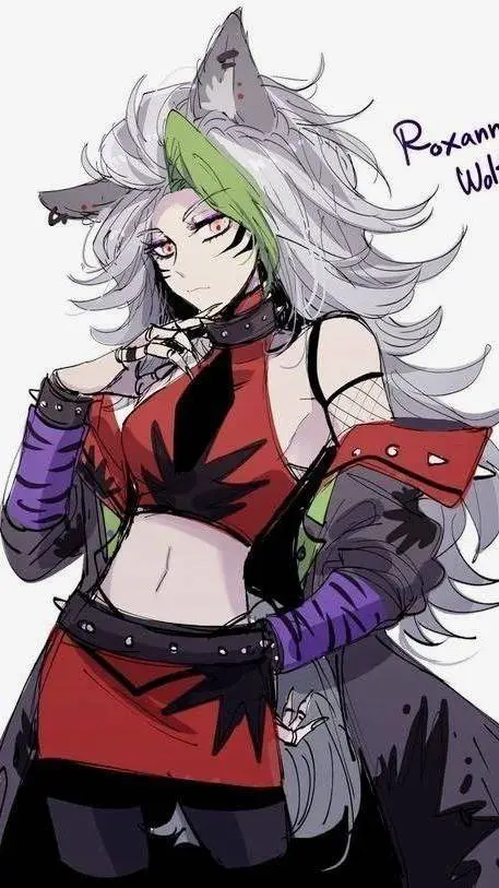 ai character: Roxann wolf background