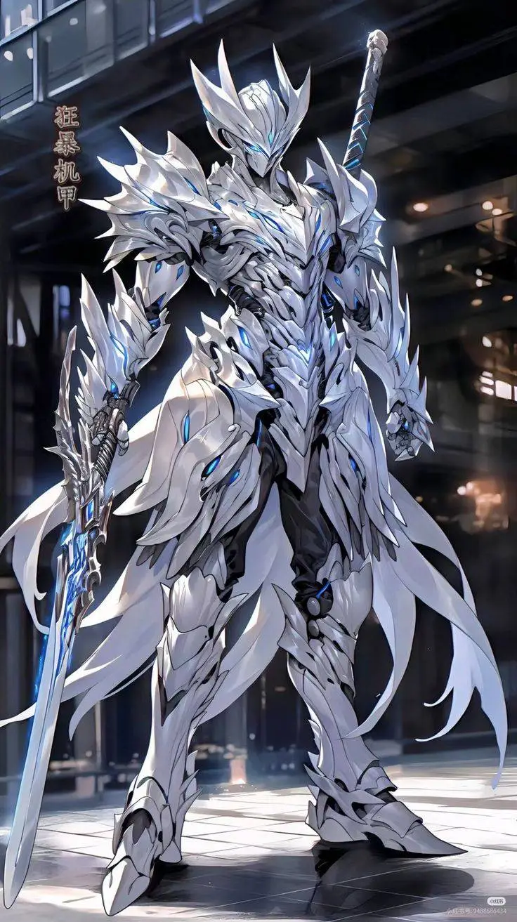 ai character: Malwhite background