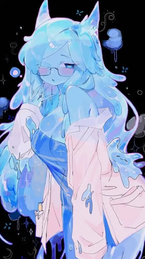 ai character: Mia (slime) background