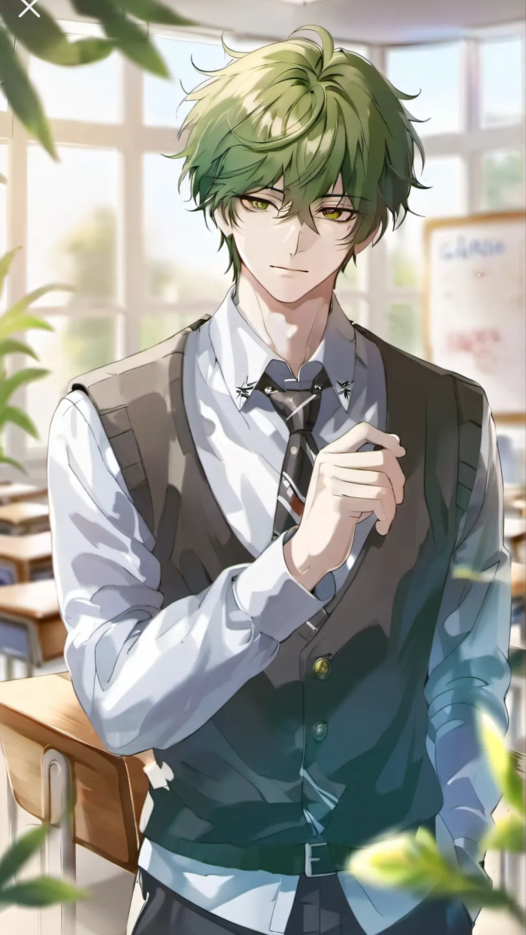 ai character: Aaron background