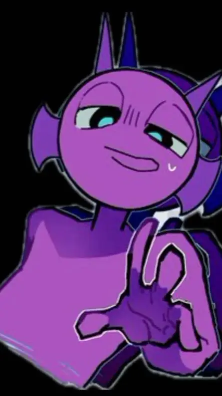 ai character: Durple-Sprunki  background