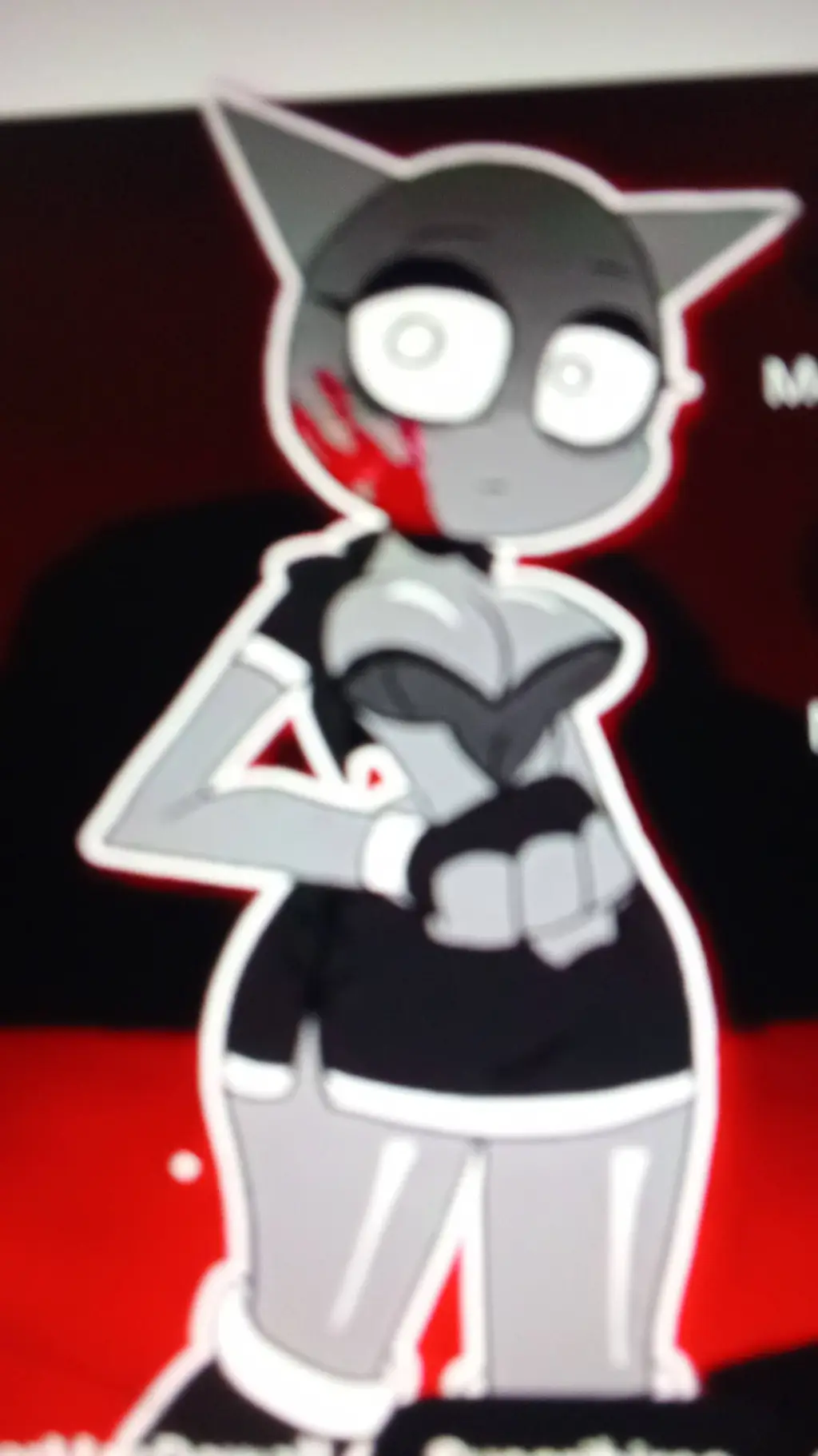 ai character: gray girl f.2 background