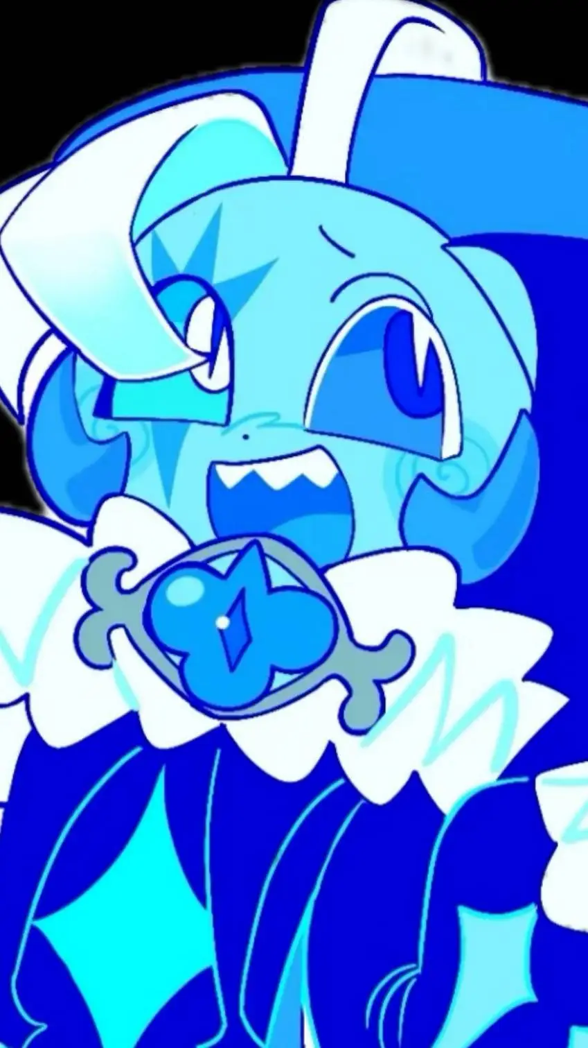 ai character: shadow milk cookie background
