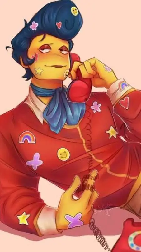 ai character: wally darling  background